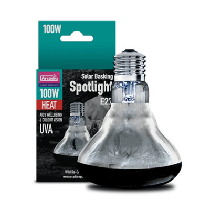 Image of Arcadia Reptile Solar Basking Spotlight 100W Silver unisex