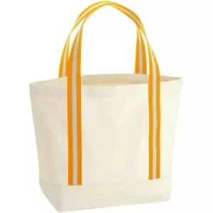 Image of EarthAware Organic Tote Bag (One Size) (Natural/Amber) - Westford Mill