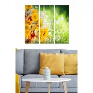 Image of MDF126913463 Multicolor Decorative MDF Painting (3 Pieces)