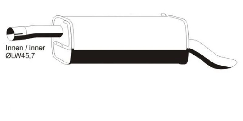 Image of Rear silencer VEGAZ FS-625ERNS