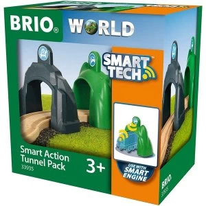 image of BRIO World Smart Tech Railway - Action Tunnel Pack