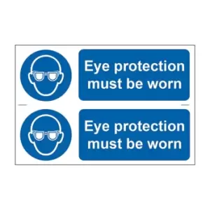 Image of Spectrum Industrial Eye Protection Must Be Worn - PVC (300 x 200mm)