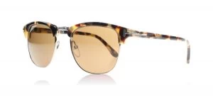 image of Tom Ford Henry Sunglasses Light Tortoise 55j 51mm