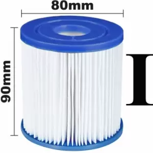 Image of 24 x Type i / Type 1 Bestway Pool Filter Cartridge (8x9cm)