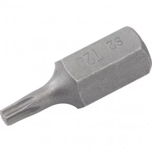 Image of Draper Expert Torx 10mm Shank Hexagon Insert Bits T20 30mm Pack of 1