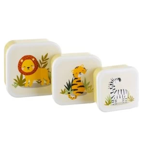 image of Sass & Belle Savannah Safari Lunch Boxes (Set of 3)