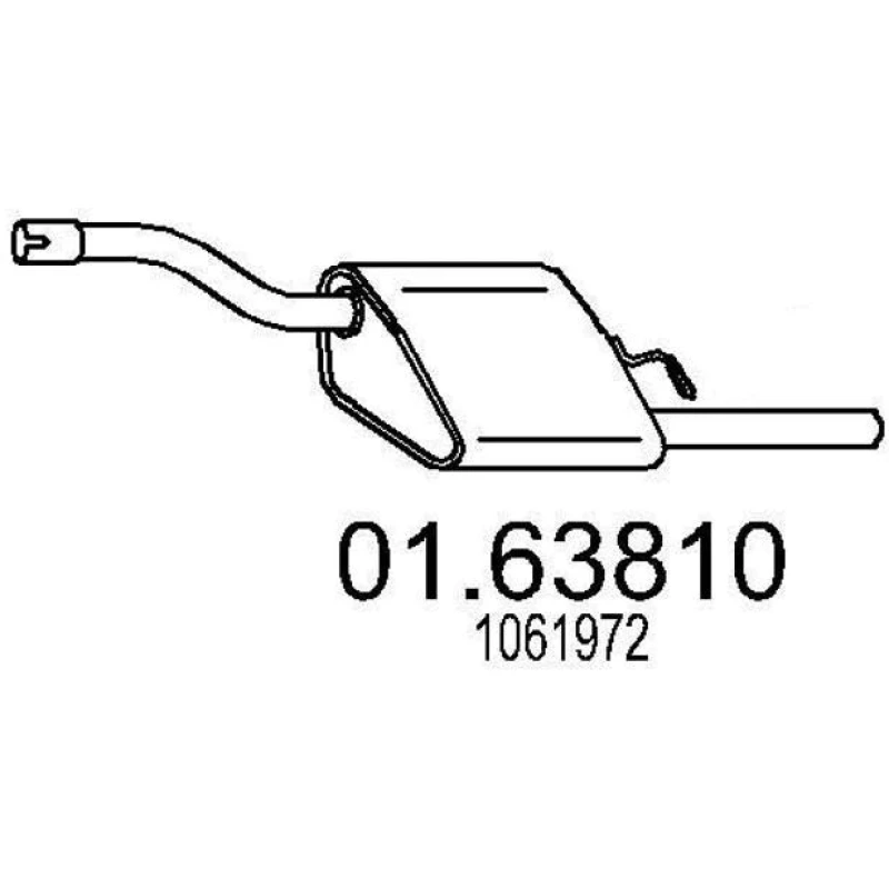 Image of MTS 01.63810 Rear silencer End Silencer (3437)