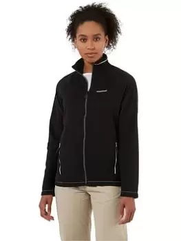 Image of Craghoppers Miska Fleece Full Zip Jacket - Black, Size 16, Women
