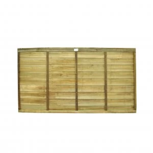 Image of Wickes Overlap Fence Panel - 6 x 3ft Pack of 10