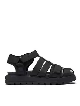 image of Timberland Ray City Sandal Closd Fish - Black, Size 5, Women