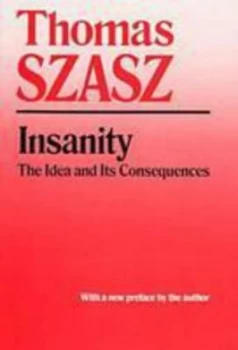 Image of Insanity by Thomas Szasz Book