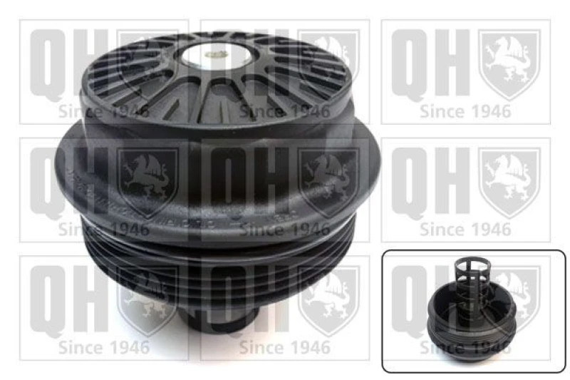 Image of QUINTON HAZELL Oil filter housing cap QUINTON HAZELL QOC1027