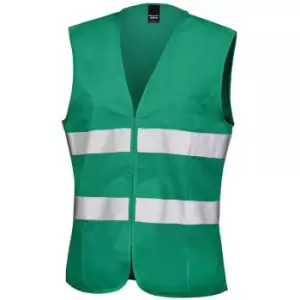 image of Result Core Womens/Ladies Sleeveless Hi Vis Vest (XL/16) (Paramedic Green) - Paramedic Green