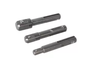 Image of Silverline 633498 SDS Plus Socket Driver Set 3pce 1/4 3/8 1/2