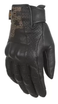 image of Furygan Astral D3O Ladies Motorcycle Gloves, black, Size M for Women, black, Size M for Women