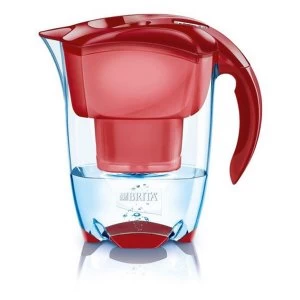 Image of Brita Elemaris Water Filter Jug In Royal Red