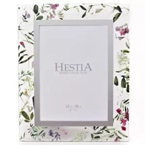 Image of Photo Frame Wild Flower Print 5" x 7"