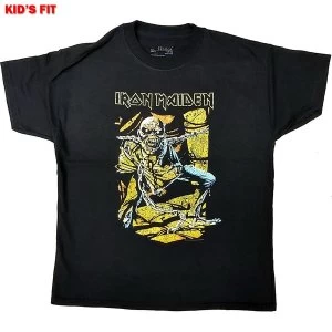 Image of Iron Maiden - Piece of Mind Kids 11 - 12 Years T-Shirt - Black