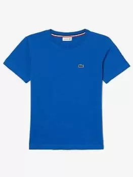 Image of Lacoste Boys Classic Short Sleeve T-Shirt - Kingdom Blue Size 10 Years
