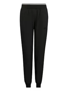 Image of adidas Unisex Junior ALL SZN Fleece Pant - Black/Grey, Size 9-10 Years