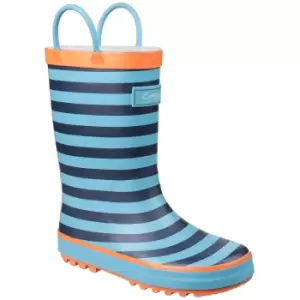 Image of Cotswold Boys & Girls Captain Stripy Light Welly Wellington Boots UK Size 10.5 (EU 28.5, US 11.5)