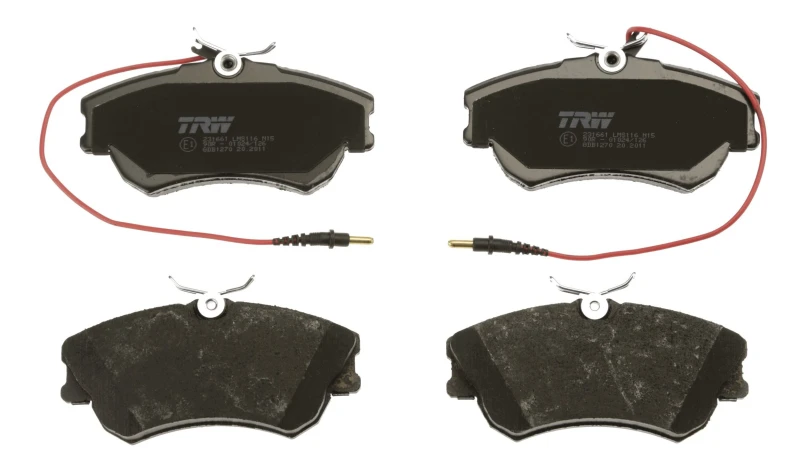 Image of TRW GDB1270 Brake pad set incl. wear warning contact Brake Pad Set,disc brake (402)
