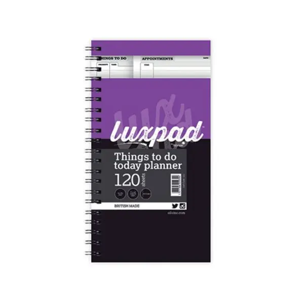 Image of Silvine Silvine Luxpad Wirebound Things To Do Pad 120 Pages 280x150mm 221 221