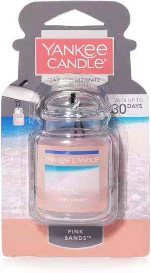 Image of Pink Sands (Pack Of 10) Yankee Candle Car Jar Air Freshener