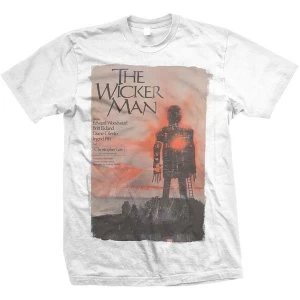 image of StudioCanal - The Wicker Man Unisex Large T-Shirt - White