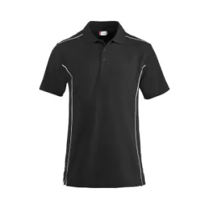 Image of Clique Mens New Conway Polo Shirt (XXL) (Black)