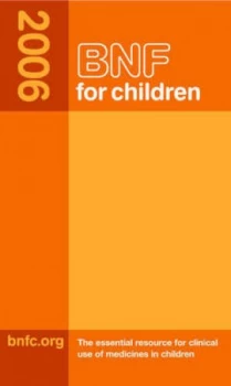 Image of Bnf for Children 2006 by Paediatric Formulary Committee Book