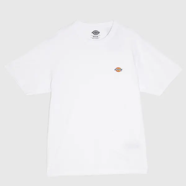 Image of Dickies White Mapleton Short Sleeve T-Shirt White Male S 203551UK