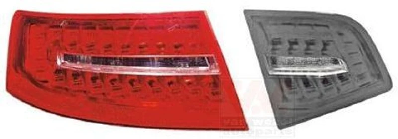 Image of VAN WEZEL 0340921 Rear light Outer section, with bulb holder, Left, LED Combination Rearlight (391)