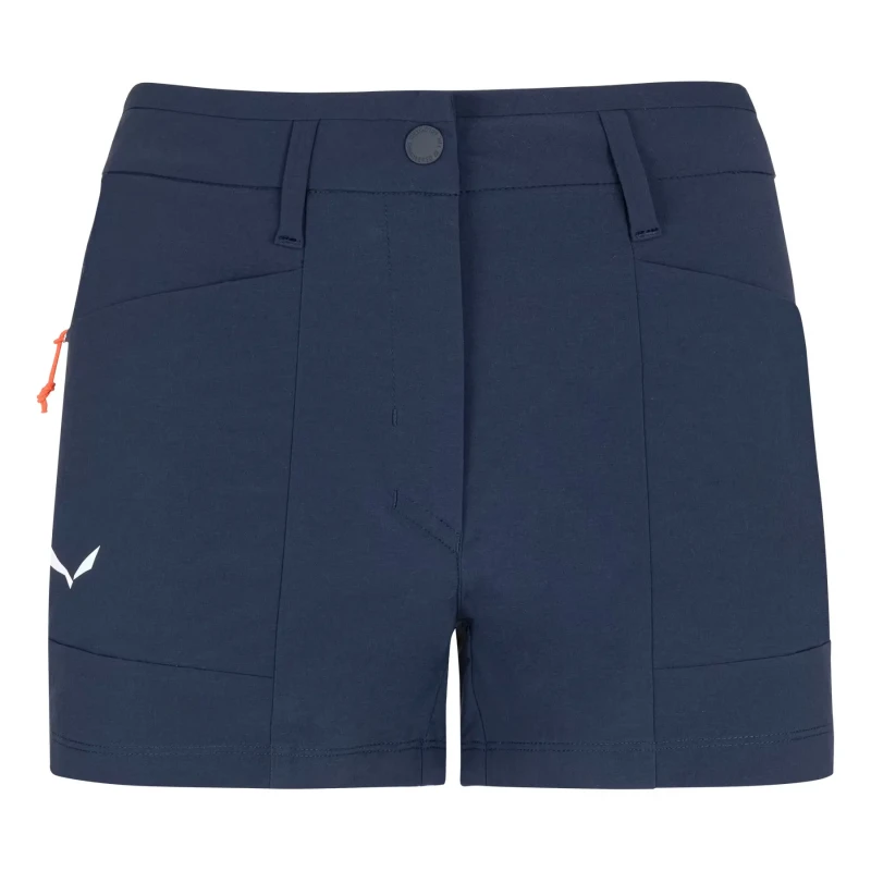 Image of Womens Hiking Cargo Shorts Salewa Puez Bleu Female M