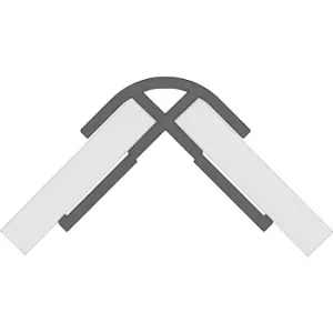Image of External Corner Profile - Satin Aluminium
