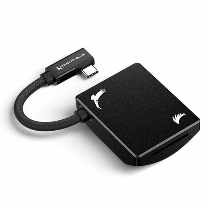 Image of Angelbird SD Recording Module with SDXC, UHS-I, and UHS-II for MagSafe iPhone 15 Pro & Pro Max in Raven Black