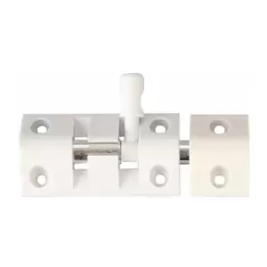 Basics Door Bolt White 51mm 40237