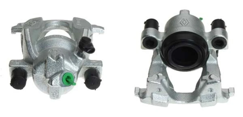 Image of BREMBO F 68 147 Brake caliper ESSENTIAL LINE Front Axle Right Grey Cast Iron Brake Caliper (78)