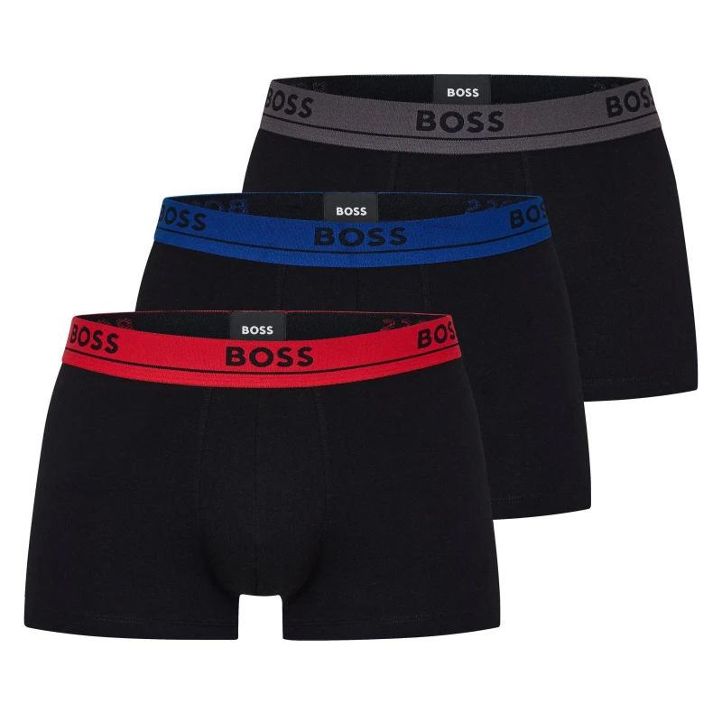 Image of Boss Mens Trunk 3P Spirit Boxers Miscellaneous male Small
