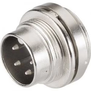 Image of Binder 09 0311 00 04 Miniature Round Plug Connector Series 581 And 680 Nominal current details 6 A Number of pins 4