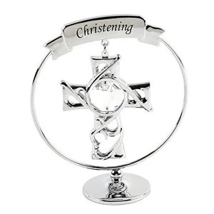 image of Crystocraft Christening Ornament - Crystals From Swarovski?