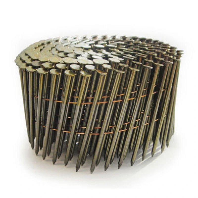 Image of Tacwise 0427 2.5 X 64mm Flat Top Coil Nails Bright Ring - 9000 - Fcn55V Jcn90V