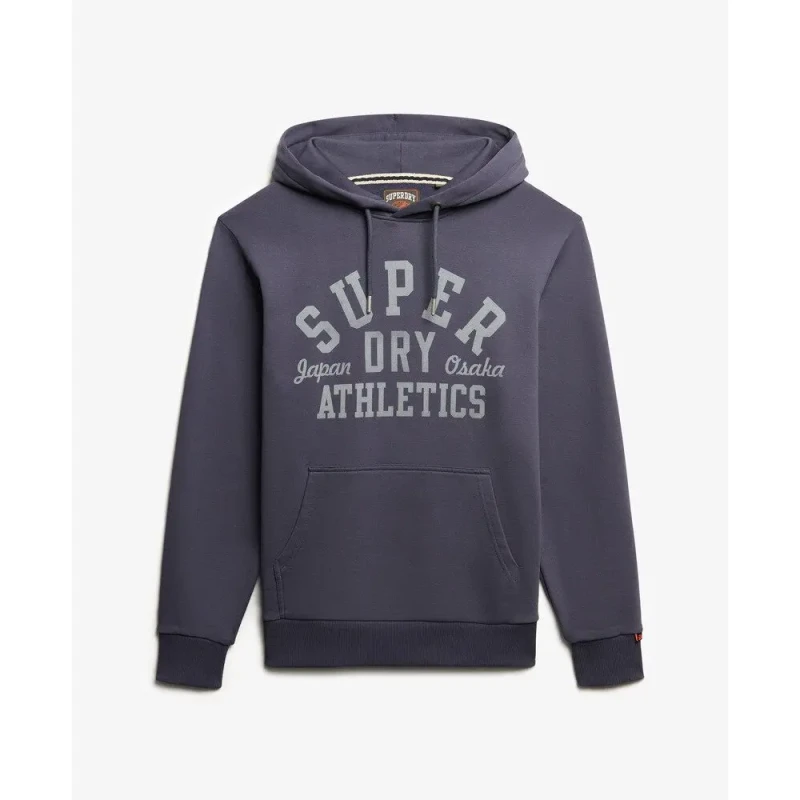 Image of Superdry Hooded sweatshirt Superdry Athletic Essentials Violet Male S