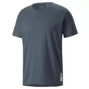 Puma Run First Mile T Shirt Mens - Grey