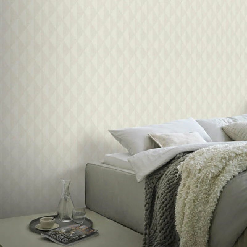 Image of Erismann Erismann Woven Whisper Light Taupe Vinyl Wallpaper light taupe