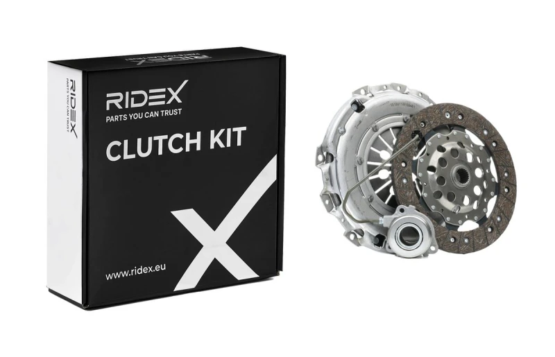 Image of RIDEX 479C0506 Clutch with clutch pressure plate, with clutch disc, three Piece, for engines with dual-mass flywheel Clutch Kit (479)