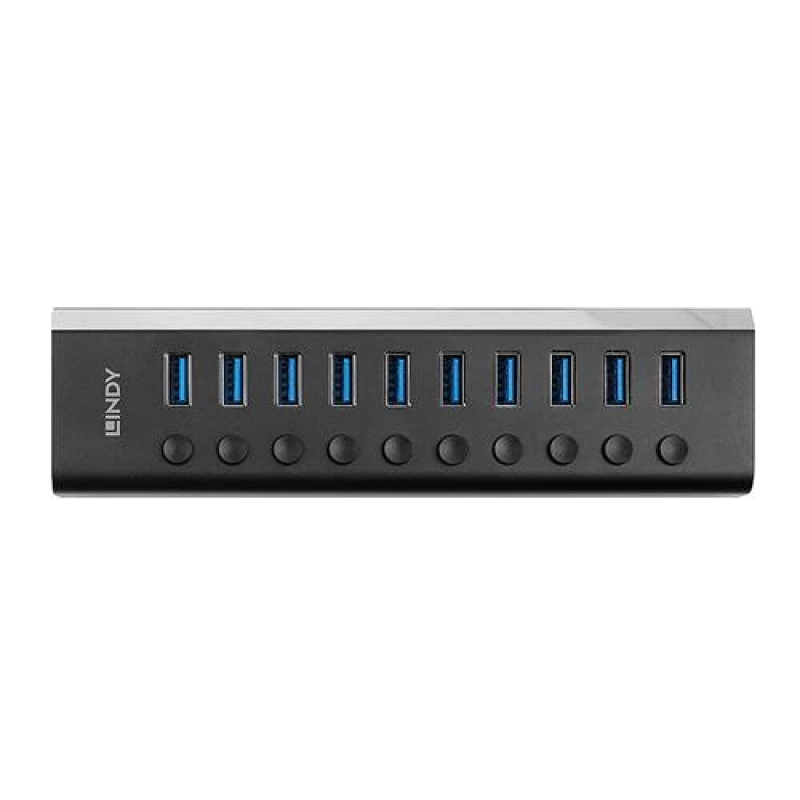 Image of 10 Port USB 3.0 Hub with On/Of