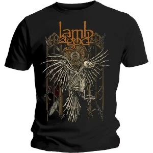 Image of Lamb Of God - Crow Unisex Large T-Shirt - Black