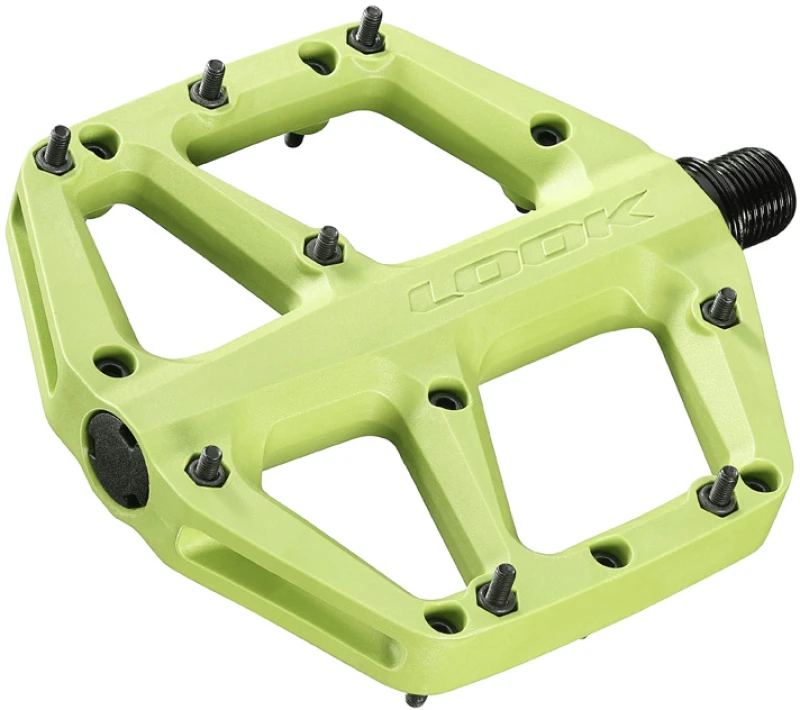 Image of Look Trail Roc Fusion Flat Pedals LIME - Cycles UK