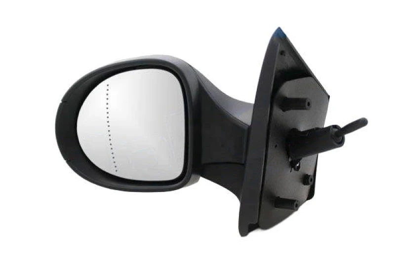 Image of JOHNS 60 04 37-1 Wing mirror Left, black, Aspherical Outside Mirror (50)